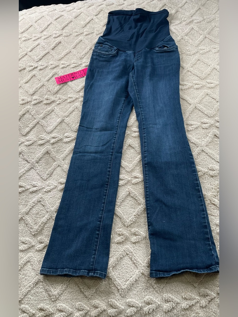 A Pea in the Pod‎ Dark Blue Maternity Wide Leg Jeans~ Size XS Casual